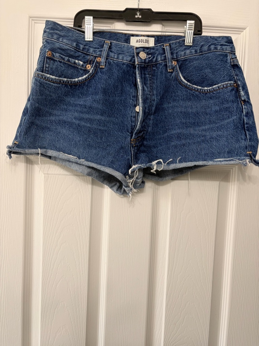 Agolde Parker Mid-Rise Denim Shorts Jean shorts Size 30
